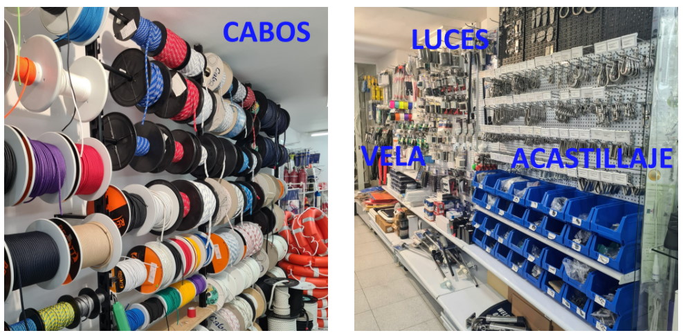 Cabos - Luces - Vela - Acastillaje