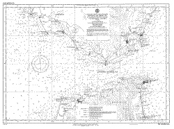 Carta nautica ejercicios IHM L105. Estrecho de Gibraltar - Blanco y Negro
