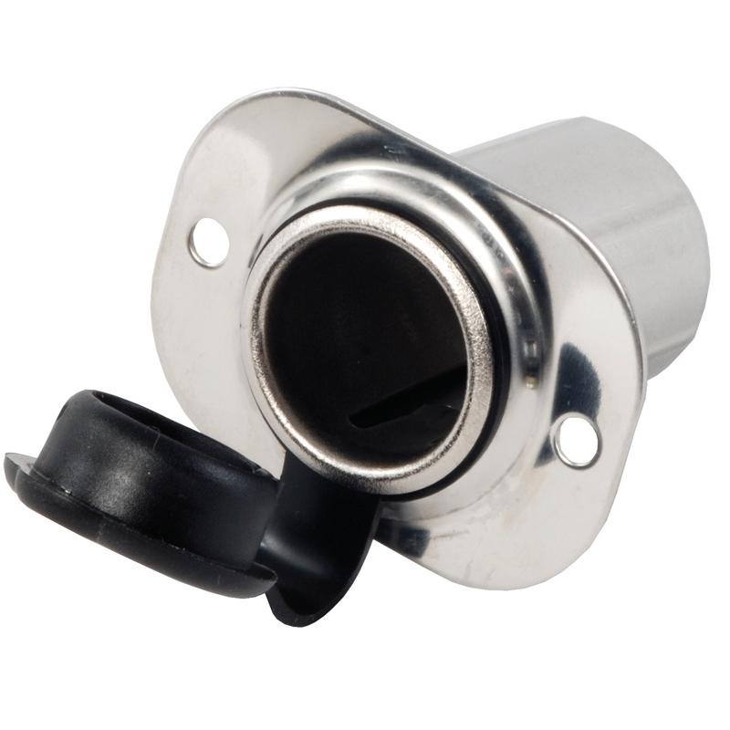 Conector Inox tipo mechero marino hembra 12V / 10A