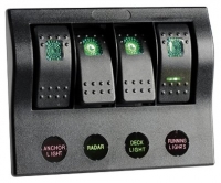 Panel de Control PCP LED 4 Interruptores