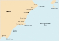 Carta Náutica Imray M12 - Cabo de Gata to Denia & Ibiza