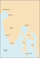 Carta Náutica Imray M24 - Adriatic Sea. Golfo di Trieste to Losinj & Rab