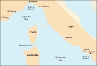 Carta Náutica Imray M40 - Ligurian and Tyrrhenian Seas