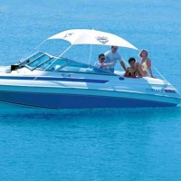 Sombrilla Anchor Shade III - Ideal para utilizar en días soleados tanto a bordo como en la playa..   Dimensiones de la lona 1,52x1,52.