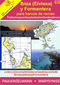 Ibiza (Eivissa) y Formentera para barcos de recreo -  Paul Kinzelmann & Mary Synge - Recoge todos los puertos y fondeaderos de la islas así como la colección completa de cartas de la costa de Ibiza y Formentera.
