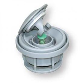 Valvula de Inflado Giratoria para Neumaticas - Válvula de inflado o desinflado para neumáticas. Color Gris. Diámetro exterior 62 mm / Interior 22 mm.