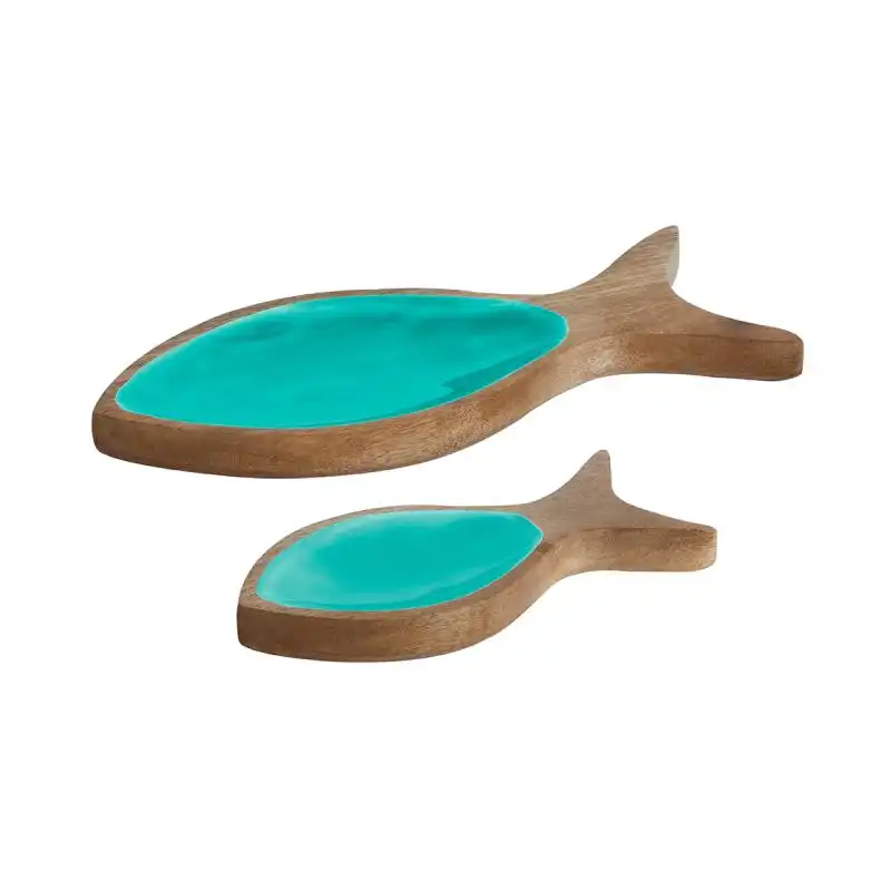 Set Peces Redondos Cocoa  Acqua, Set 2 Pcs.