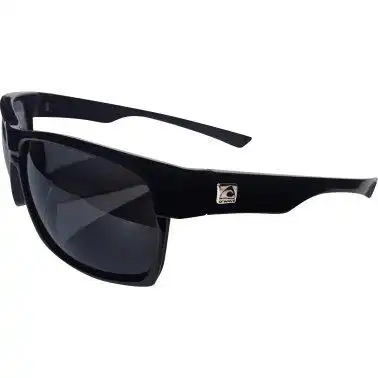 OWave Gafas Polarizadas Tuamotu laca negra - Gafas equipadas con lentes polarizadas Polar Plus de policarbonato inyectado descentrado de alta calidad. Reducir el reflejo del sol en la superficie del agua.