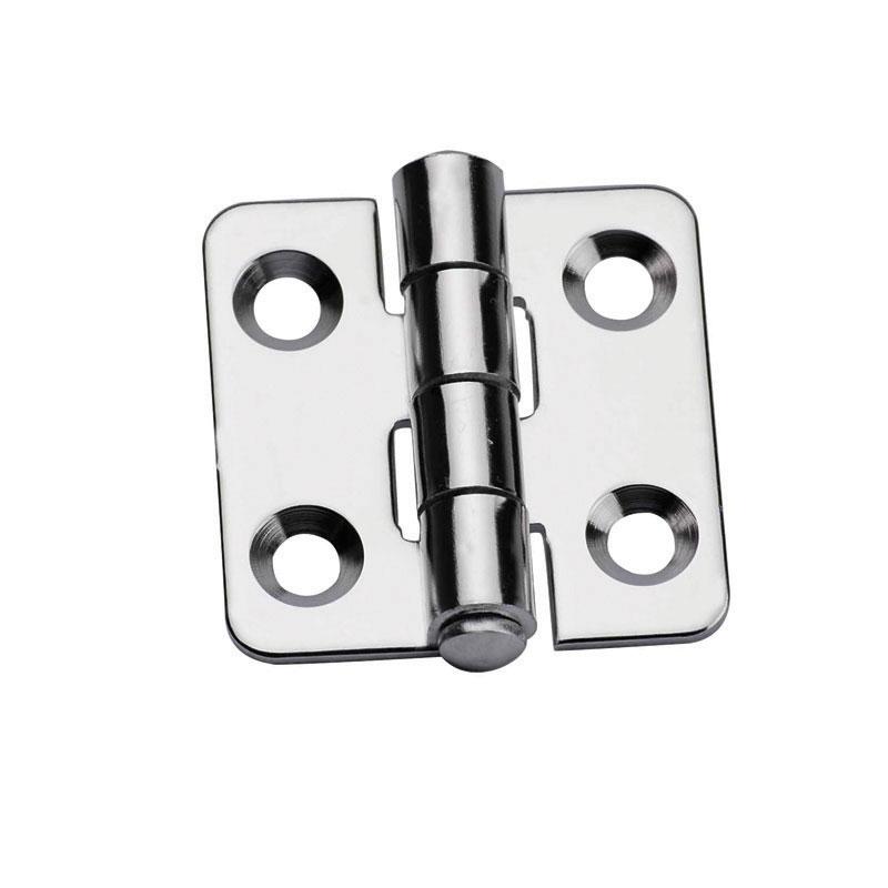 Bisagra Inox 48x40mm - Bisagra de fundicin en acero inoxidable AISI 316. Para ser montada con tornillos avellanados de 4,8mm. Modelo Derecho