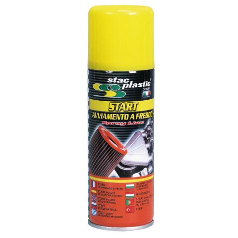 Arranque en frio Stac Plastic Spray 200 ml - Permite el arranque inmediato de cualquier motor tanto de gasolina como diesel. 200 ml