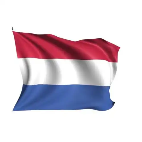 Bandera Holanda - Confeccionadas en tejido de polister brillante, estampado con colores slidos y ntidos.
