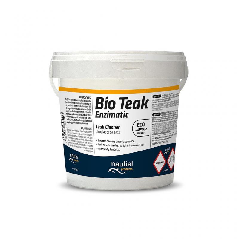 BioTeak Enzimatic Nautiel- Limpiador de Teca One Step - Bio teak enzimatic es un producto profesional concebido para la limpieza de la madera de la forma más natural y ecológica que existe.