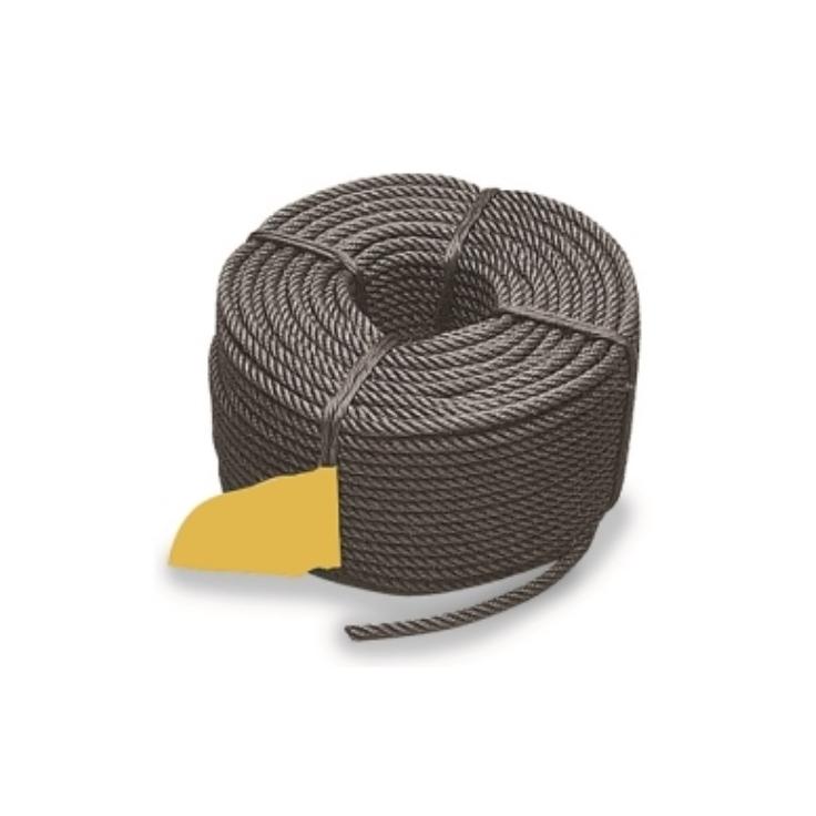 Cabo de amarre y fondeo flotante de 8 a 16 mm - Cabo de 3 cordones, en material polietileno gris de gran resistencia.   Dimetro: 8, 10, 12, 14 o 16 mm (Otras medidas consultar).   Precio por metro.   Cantidad mnima 5 mts.