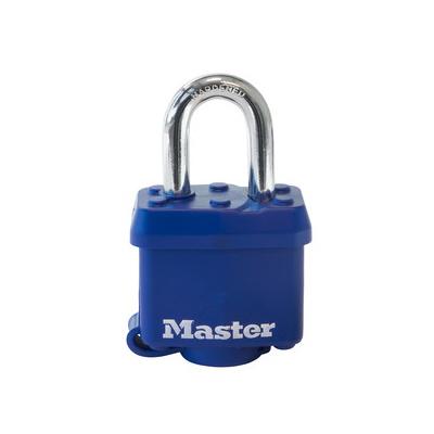 Candado Master-Lock Mod. 312EURD de 40 mm - Candado de 40 mm de ancho con cilindro de pines de acero laminado revestido en Azul