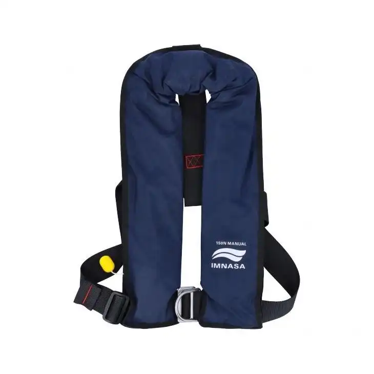 Chaleco Hinchable Manual con Arnes GS MARINE BASIC 150N