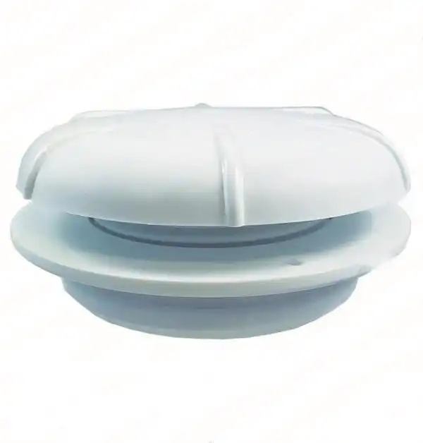Base para Toma de Aire PVC Circular - Base de repuesto para respiradero de color blanco y de 70mm de dimetro.