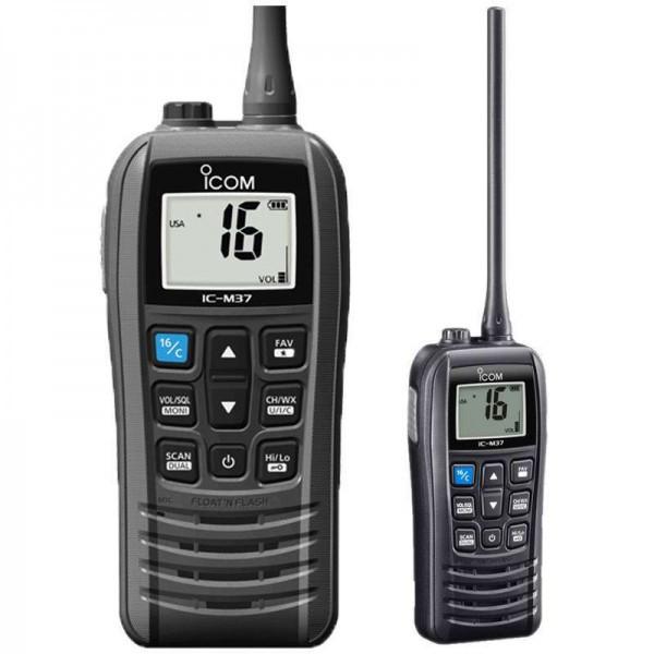 Emisora Portatil VHF ICOM IC-M37E  (Homologado Norma IPX7) 6W