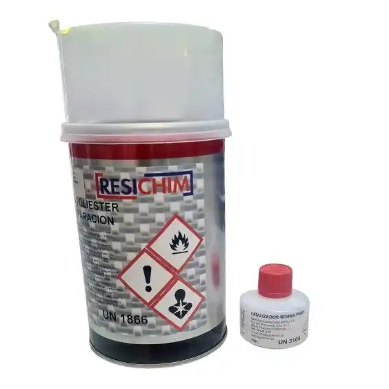 Kit Resina Poliester Resichim 1 kg