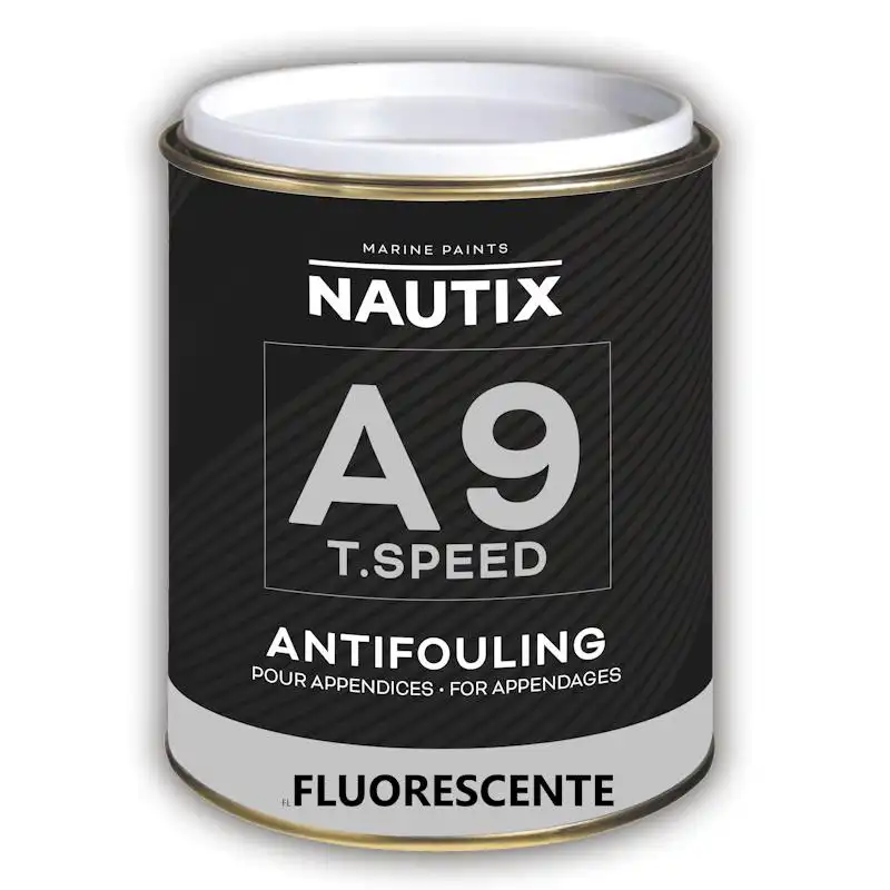Nautix A9 T Speed Antifouling Fluor - Colores disponibles: Naranja, Amarillo y Rojo fluor. 075 L