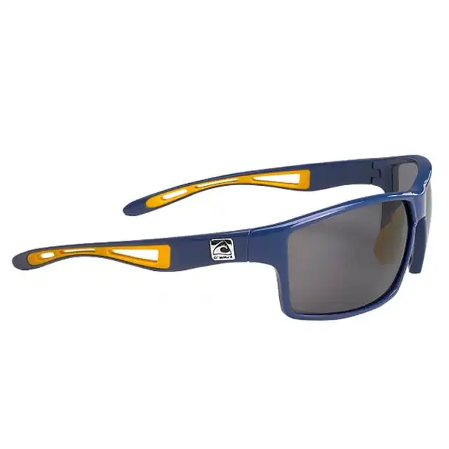 OWave Gafas Polarizadas Ravahere Lacada azul - Gafas equipadas con lentes polarizadas Polar Plus de policarbonato inyectado descentrado de alta calidad. Reducir el reflejo del sol en la superficie del agua.