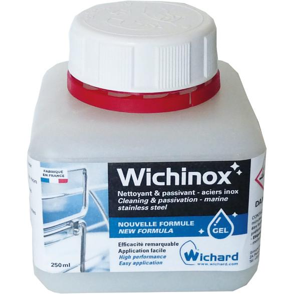 Gel Limpiador Wichinox Winchard 250 ml. - Se trata de una nueva fórmula en gel que permite limpiar y pasivar los aceros inoxidables.