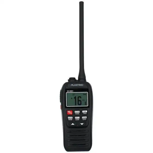 Radio VHF marino portatil Plastimo SX-400+ (Homologado Norma IPX7)