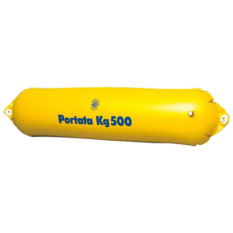 Rodillo de Varada inflable de PVC Forma cilindrica, 220 x 1250mm - 500Kg - Fabricado en PVC con doble pared antidesgarro; adecuado para todos los barcos. También se puede utilizar como dispositivo flotante.