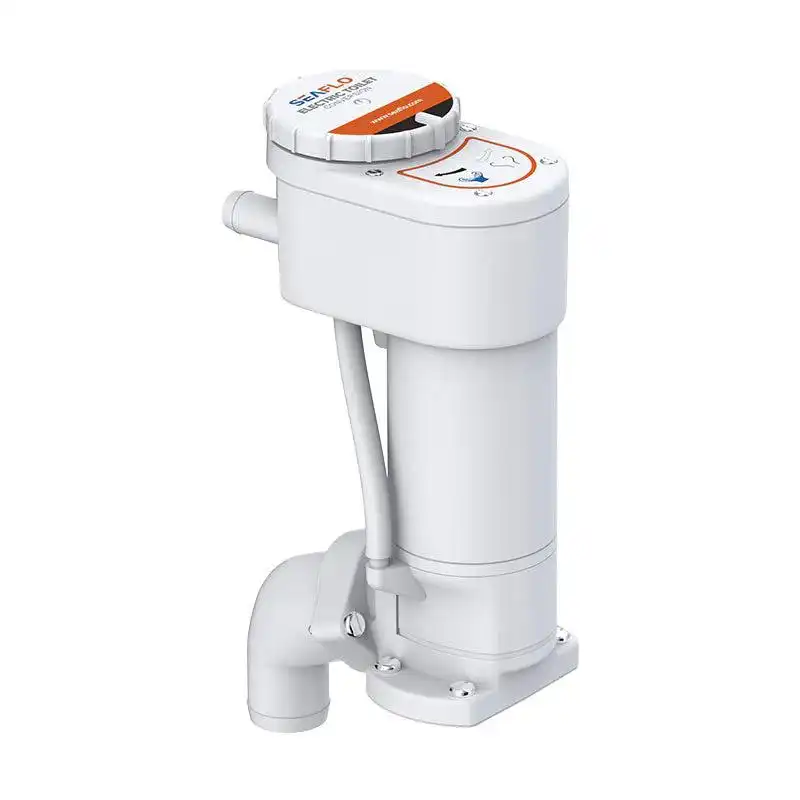 Kit de conversi�n Seaflo de inodoro manual a el�ctrico 12V