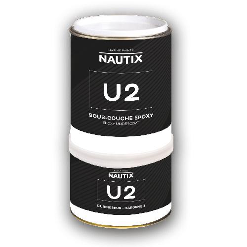 Subcapa bicomponente blanca Nautix U2 - Subcapa para lacas L2 y Coolblack. Nautix U2 es una subcapa epoxi de dos componentes opacifiante que permite obtener un fondo blanco unido y claro antes de aplicar un acabado.