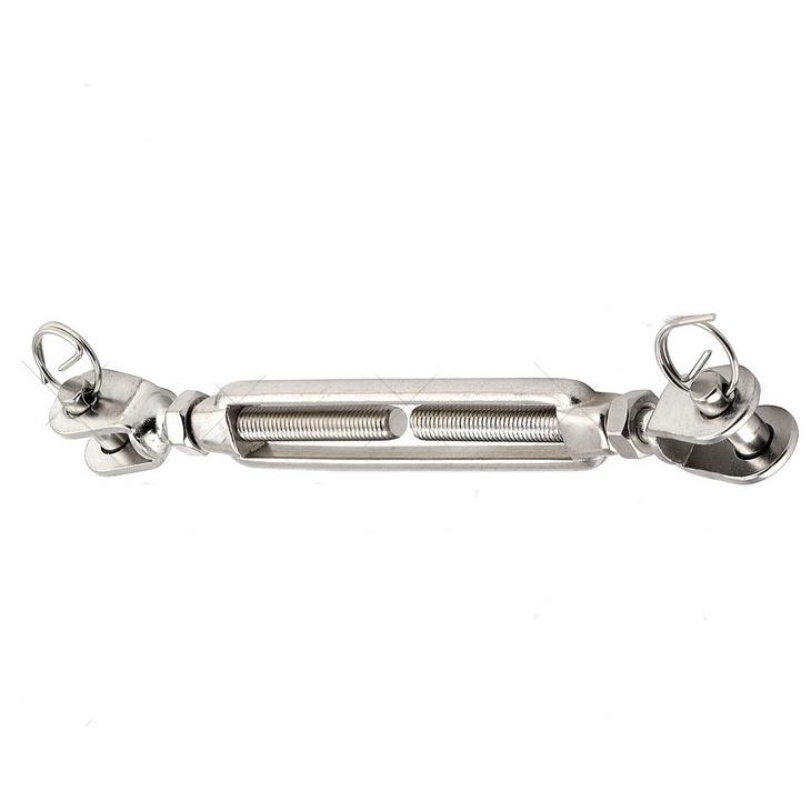 Tensor Abierto para Obenque Doble Horquilla Acero Inoxidable