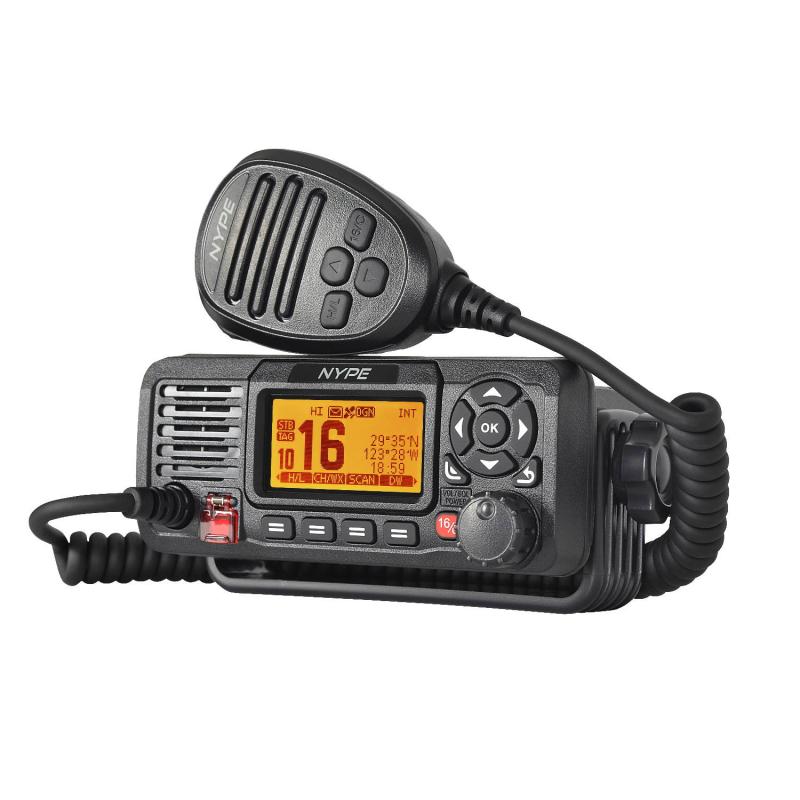 Radio VHF NYPE CAL101 con DSC y GPS - Sistema eficiente y económico con DSC y GPS integrado. Incuye antena GPS, micro y salidas para altavoz externo. Grandes presaciones de la mano de NYPE.