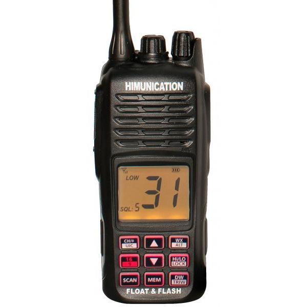 Radio VHF porttil Himunication HM-160 (Homologado Norma IPX7)