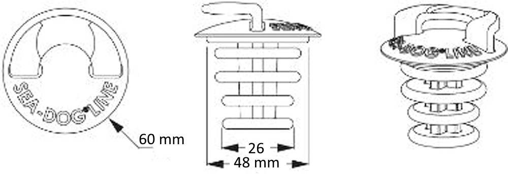 Medidas Tapon Sea Dog