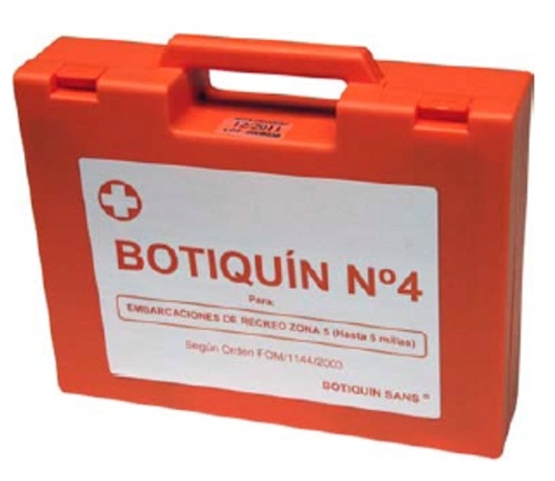 HMF 14701-09 Botiquín de Primeros Auxilios Depósito de Medicamentos asa de Transporte 40 x 22,5 x 20,5 cm Aluminio 